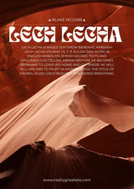 Lech Lecha SATB choral sheet music cover Thumbnail